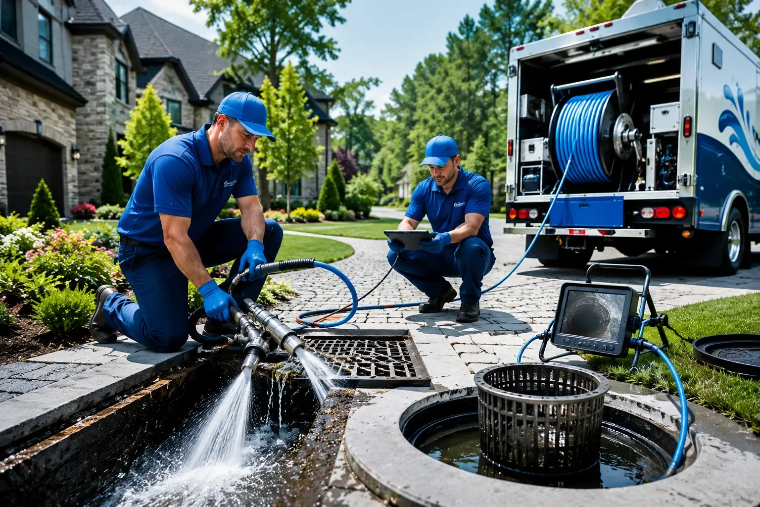 Local outdoor drain cleaning professionals in New Cambria, KS
